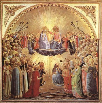  angel - La Coronación De La Virgen Renacimiento Fra Angelico